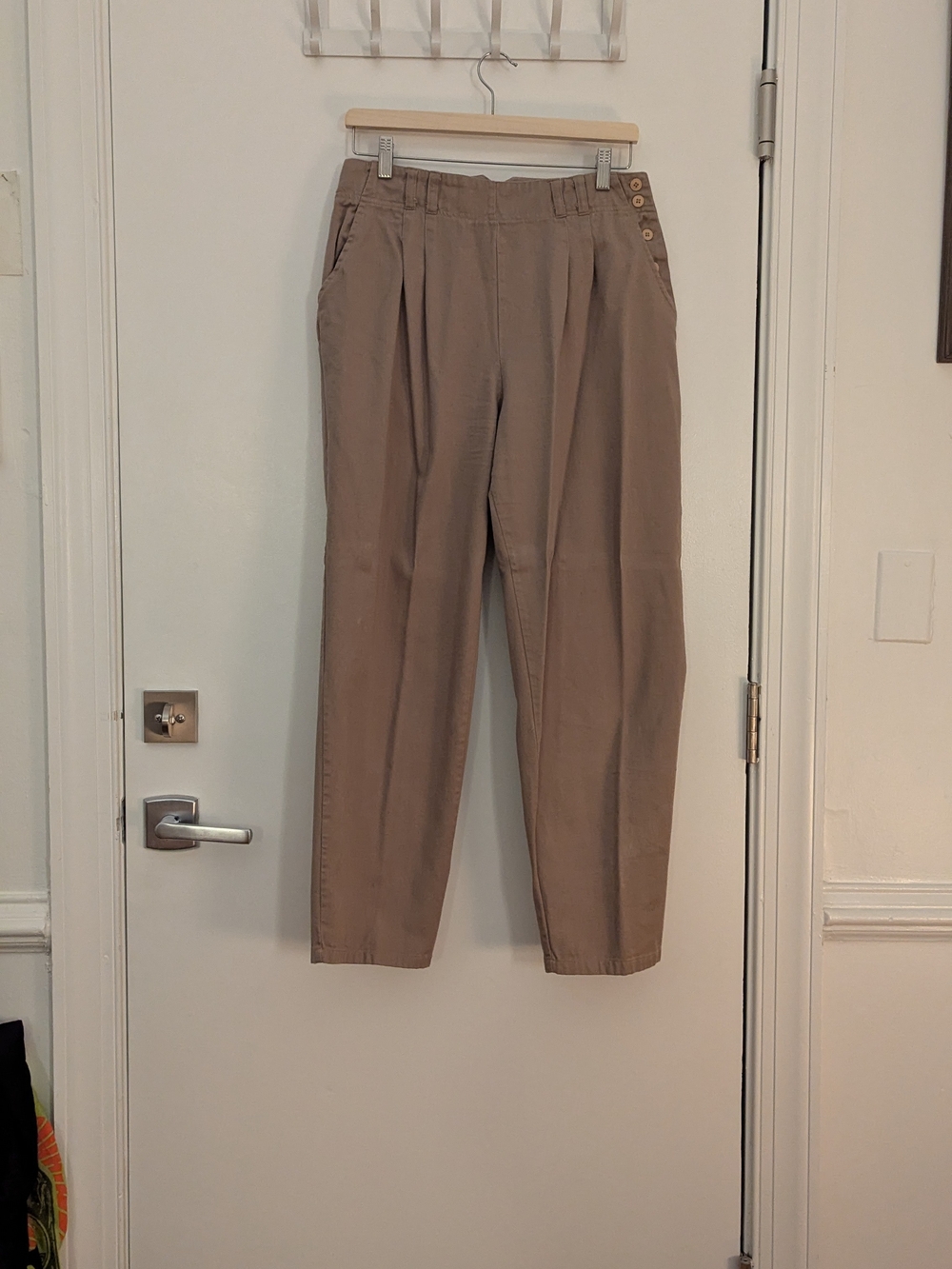Women's High-Waist Pleated Trousers
